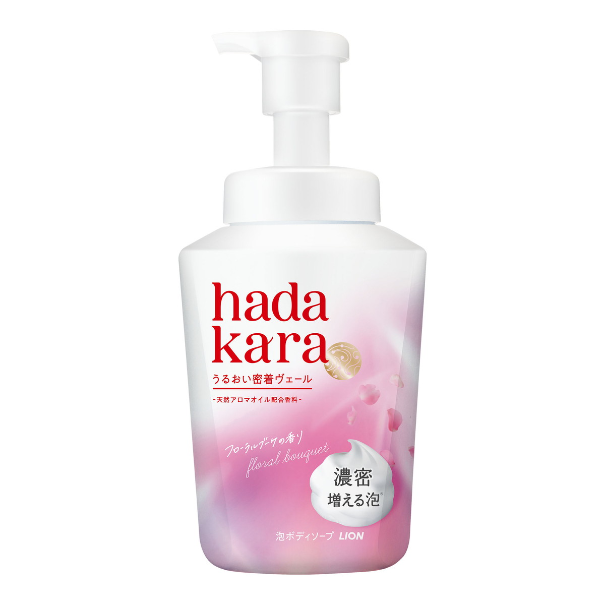 Soaps, Body Washes - 【送料お得・まとめ買い×11個セット】ライオン ハダカラ モイスト ボディケアソープ 泡タイプ フローラルブーケの香り 本体 ポンプ 540mL ボディソープ