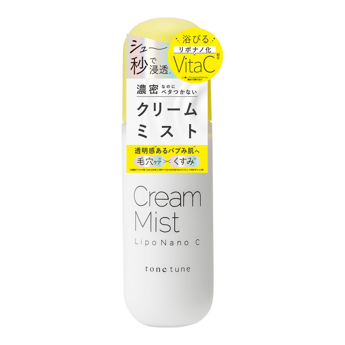 【送料お得・まとめ買い×11個セット】トーンチューン クリームミスト VitaC クリア 化粧水 200ml コスメテックスローランド