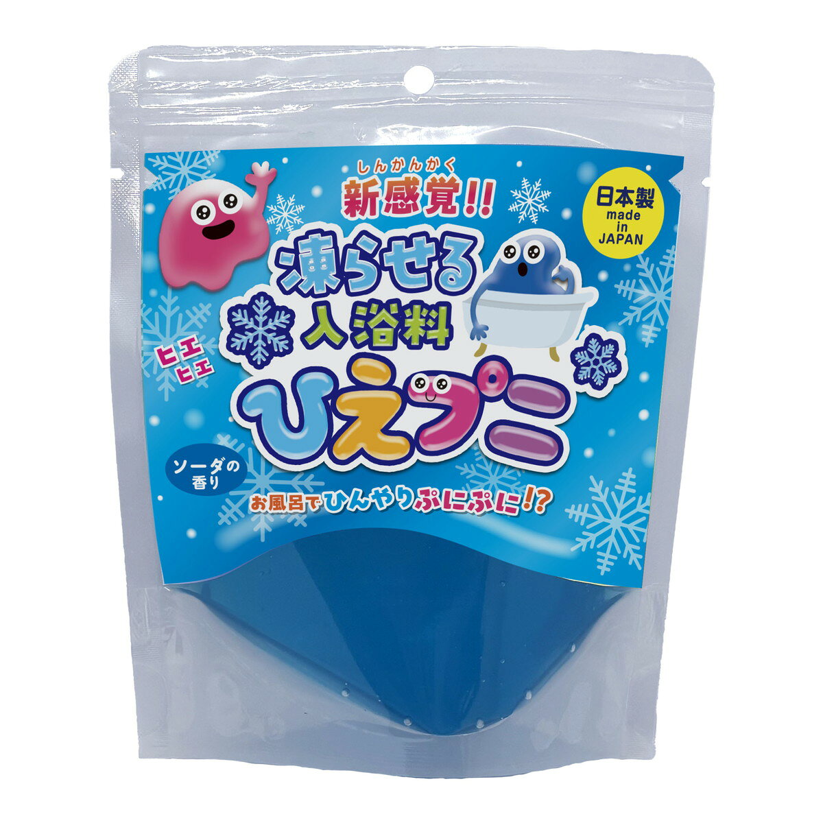 乐天商城 - 【送料お得・まとめ買い×11個セット】ヘルス ひえプニ ソーダの香り 入浴料 120g 凍らせる入浴料