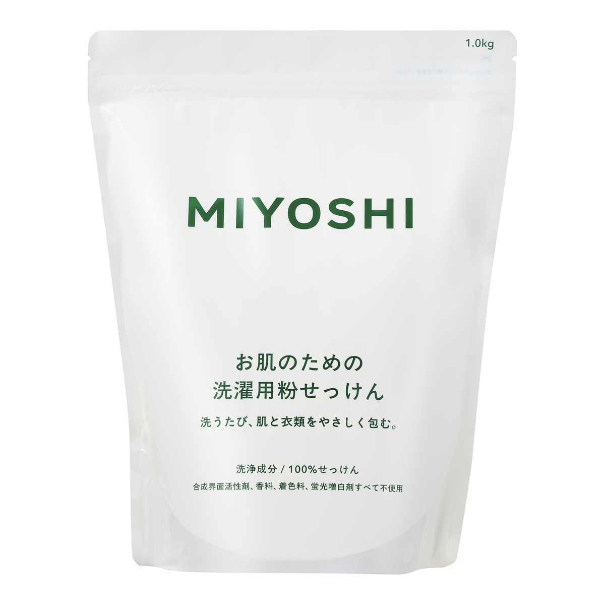 【あわせ買い2999円以上で送料お得】MIYOSHI お肌のための 洗濯用粉せっけん つめかえ用 1000g ミヨシ石鹸