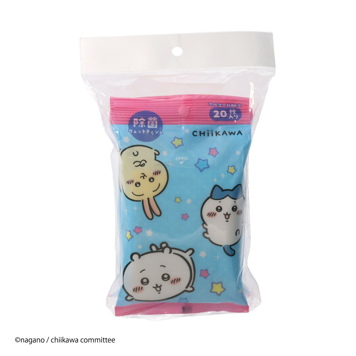 商品名：ちいかわ 除菌ウェットティシュ 20枚入×3パック ダイレイ内容量：3パックJANコード：4582769936821発売元、製造元、輸入元又は販売元：ダイレイ原産国：日本商品番号：101-*024-4582769936821商品説明大人気アニメちいかわデザインの除菌ウェットティシュ。使用方法●パッケージ表面のシールをOPENより開け、1枚ずつシートを取り出します。●使用後は、シールをしっかりと閉めてください。広告文責：アットライフ株式会社TEL 050-3196-1510 ※商品パッケージは変更の場合あり。メーカー欠品または完売の際、キャンセルをお願いすることがあります。ご了承ください。