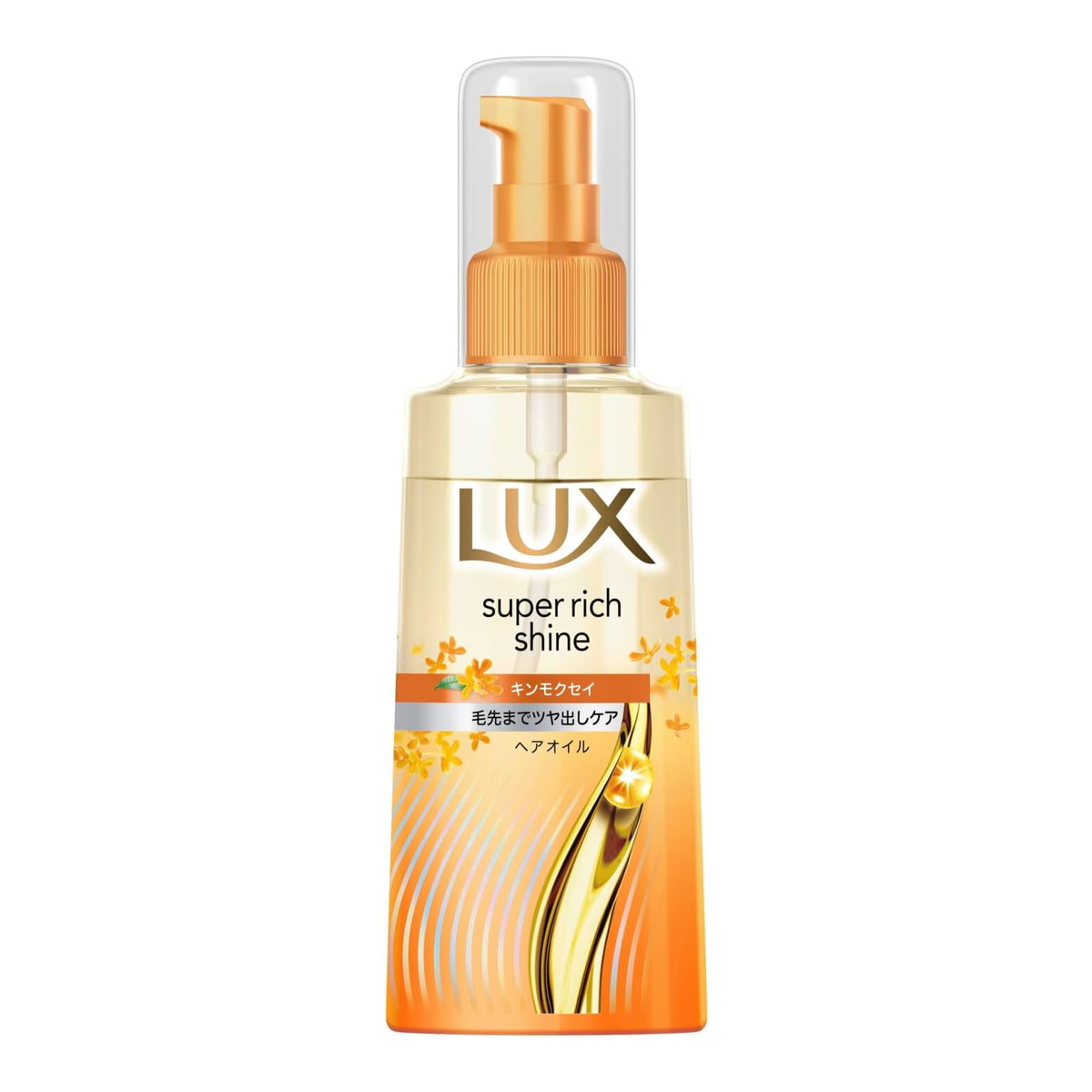 商品名：ラックス スーパーリッチシャイン キンモクセイ ヘアオイル 70mL ユニリーバ内容量：70mLJANコード：4902111781983発売元、製造元、輸入元又は販売元：ユニリーバ・ジャパン原産国：日本区分：化粧品商品番号：101-*024-4902111781983商品説明濃密ヘアオイルが高密着髪の上ですっと伸びて浸透補修シアバター(補修成分)配合キンモクセイの甘く上品な香り(香料配合)【使い方】●乾いた髪、タオルドライした髪のどちらにも使用できます。●1〜2プッシュずつを手のひらで伸ばしながらあたためて、毛先を中心に髪の長さの半分くらいまでなじませます。広告文責：アットライフ株式会社TEL 050-3196-1510 ※商品パッケージは変更の場合あり。メーカー欠品または完売の際、キャンセルをお願いすることがあります。ご了承ください。