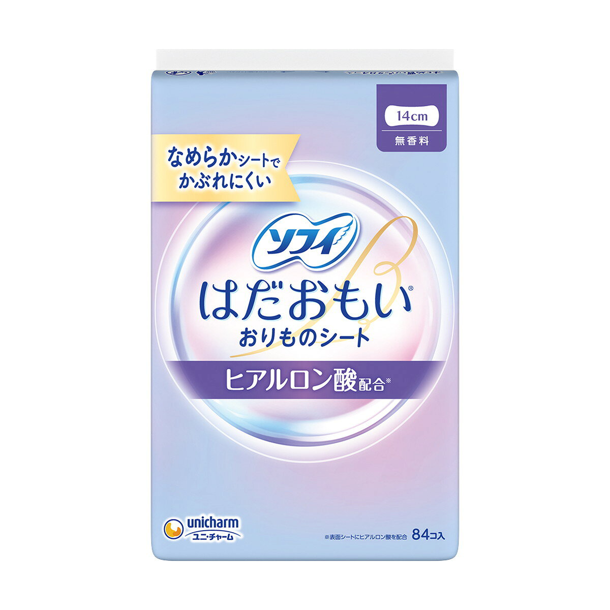 【あわせ買い2999円以上で送料お得】ソフィ はだおもい おりものシート ヒアルロン酸配合 84コ入 ユニ・チャーム