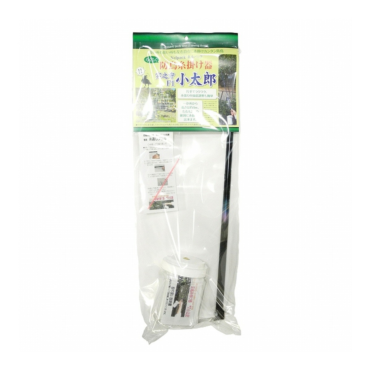 【送料お得・まとめ買い×3個セット】一色本店 防鳥 糸掛け器 実之守小太郎 ミシン糸付き