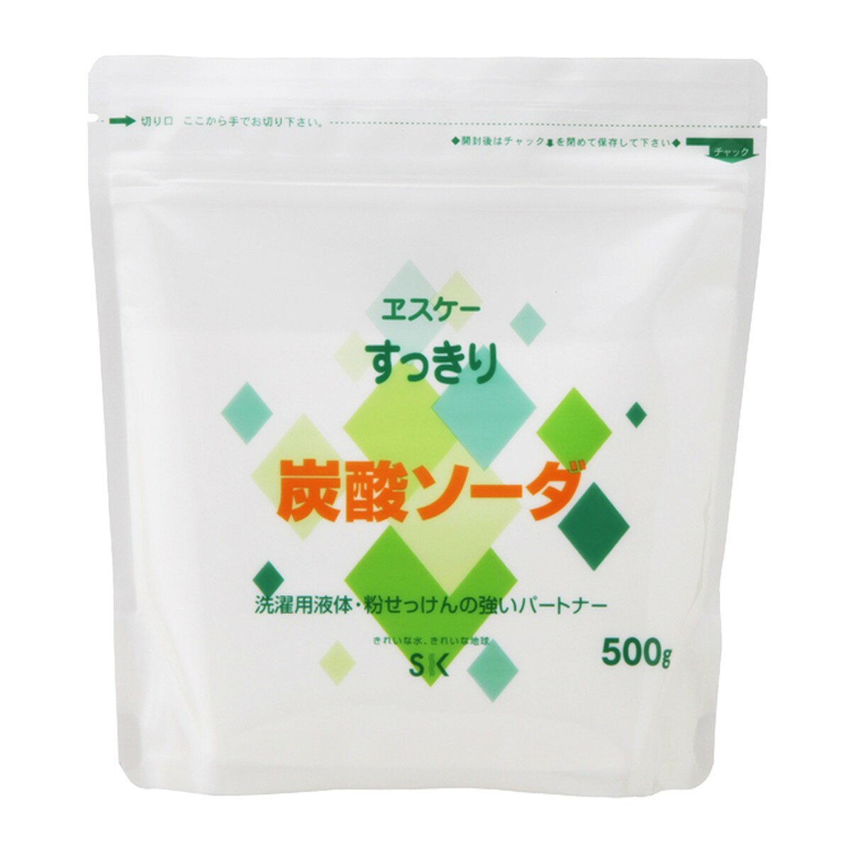 【送料お得・まとめ買い×7個セット】すっきり 炭酸ソーダ 500g エスケー石鹸 マルチクリーナー