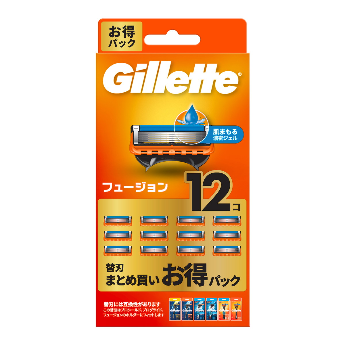 【送料お得・まとめ買い×11個セット】ジレット フュージョン マニュアル 替刃 12コ...