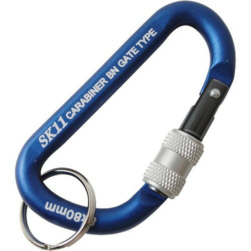 【あわせ買い2999円以上で送料お得】藤原産業 SK11 ロックカラビナ BN 脱落防止ネジロック機能 SAC-880..