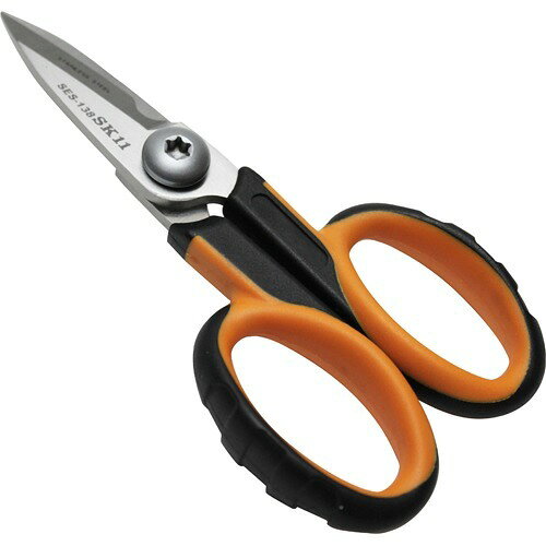 Scissors - 藤原産業 SK11 電工はさみ コンパクト SES-138S (1コ入)