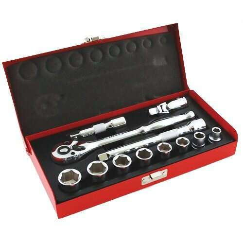 商品名：SK11 3／8ソケットレンチセット TS-312M 12PCS(1セット)JANコード：4977292265096発売元、製造元、輸入元又は販売元：藤原産業商品番号：101-4977292265096商品説明：ソケットとレンチのセットです。クイックリリース機構で、ソケットの脱着はボタンを押すだけで簡単にできます。12ピース入り。【規格概要】：・差込角：9.5mm広告文責：アットライフ株式会社TEL 050-3196-1510 ※商品パッケージは変更の場合あり。メーカー欠品または完売の際、キャンセルをお願いすることがあります。ご了承ください。