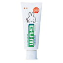 GUM(ガム) 薬用 デンタルペースト 子供用 スタンディングタイプ 70gブランド：GUM(ガム)販売・製造元：サンスター歯周病の先端を科学して誕生したGUMシリーズの薬用歯磨きです。薬用成分CPC(塩化セチルピリジニウム)とフッ素の働きで、お子様のムシ歯を予防します。使いやすいワンタッチキャップのスタンディングタイプ。楽しいミッフィーのイラスト入り。医薬部外品です。 日用品／オーラルケア／歯磨き(ハミガキ)／子供用歯磨きJANコード： 4901616007741CS：96区分：医薬部外品原産国：日本広告文責：アットライフ株式会社TEL 050-3196-1510※商品パッケージは変更の場合あり。メーカー欠品または完売の際、キャンセルをお願いすることがあります。ご了承ください。