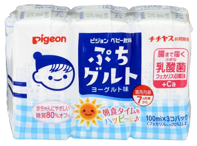 【あわせ買い2999円以上で送料お得】ピジョン ぷちグルトパック 100ml×3個パック