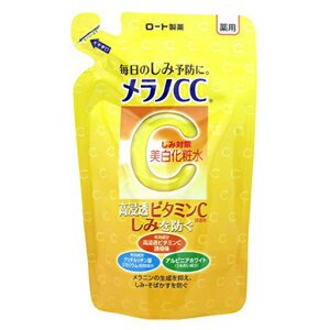【お一人様1個限り特価】ロート製薬 メラノCC 薬用しみ対策美白化粧水 つめかえ用 170ml 柑橘系の香り 医薬部外品(4987241135288)のサムネイル