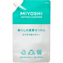 【お一人様1個限り特価】ミヨシ石鹸 暮らしの重曹せっけん エリそで 泡スプレー 詰替 600ml(3)