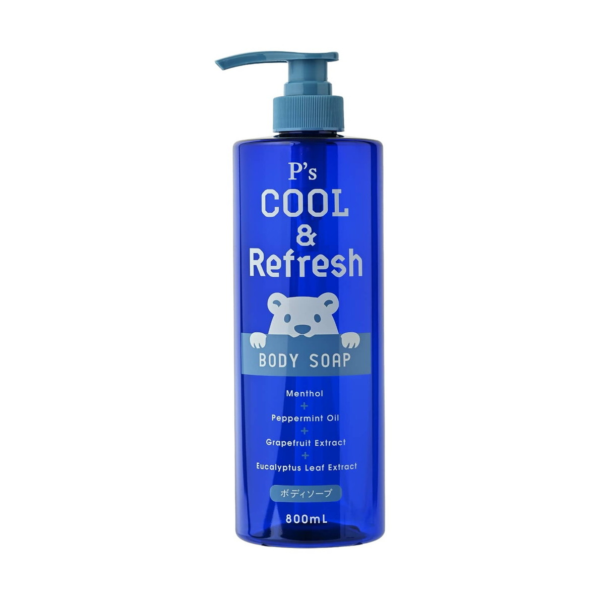 【あわせ買い2999円以上で送料お得】コスメステーシヨン P’s クール&リフレッシュ ボディソープ 800ml
