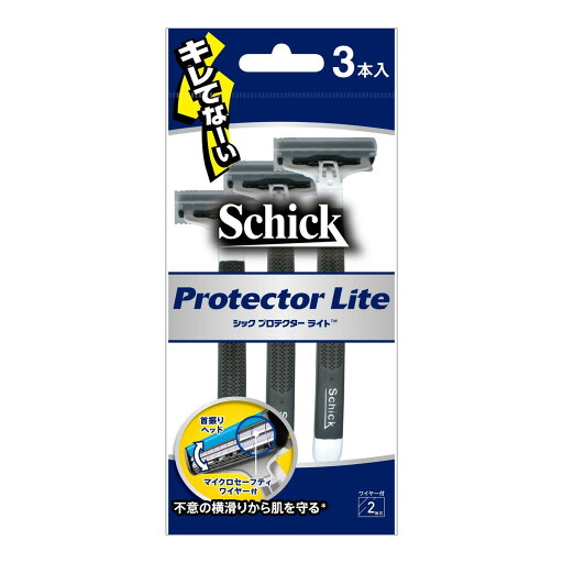 【送料お得・まとめ買い×9個セット】シック・ジャパン Schick シック プロテクターライト 3本入 【送料お得・まとめ買い×9個セット】シック・ジャパン Schick シック プロテクターライト 3本入