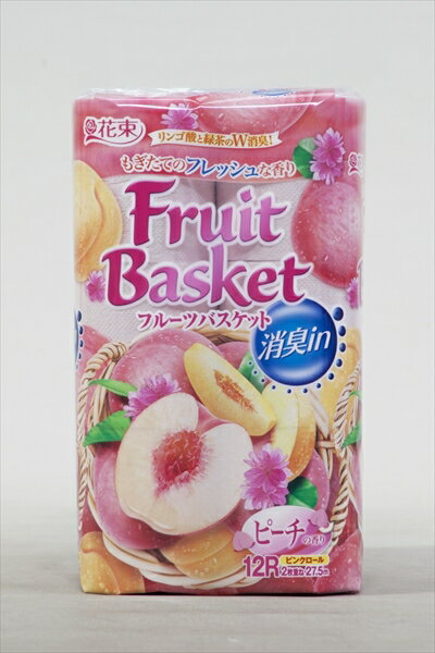【あわせ買い2999円以上で送料お得】【丸富製紙】【】フルーツバスケット消臭INピーチ12RW【12R】 【4902727008658】