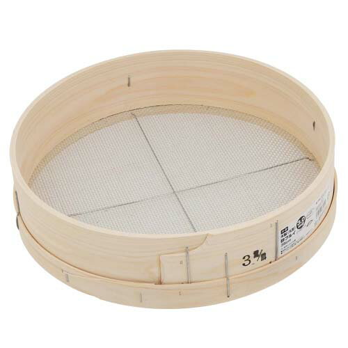 千吉 木製砂フルイ(丸型)35cm 3.0MM