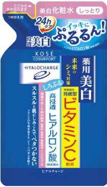 【5500円（税込）以上で送料無料】コーセー ヒアロチャージ 薬用ホワイトローション しっとり つめかえ用 160ml 医薬部外品 とろりとなめらかにうるおうしっとりタイプ 【4971710319828】