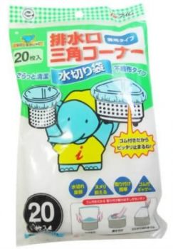 【あわせ買い2999円以上で送料お得】アイム 水切りそうじっこ 排水口三角コーナー兼用 不織布タイプ ...