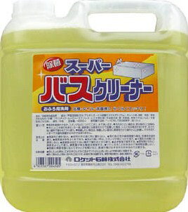 【あわせ買い2999円以上で送料お得】ロケット石鹸 スーパー バスクリーナー 4L お風呂用洗剤 業務用サイズ 【4903367004505】