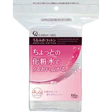 【お一人様1個限り】コットン・ラボ うるふかコットンパフ 100枚 【4973202301045】