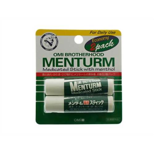 乐天商城 - 【お一人様1個限り】近江兄弟社 メンターム 薬用スティック エコノミー2個パック 【4987036413478】