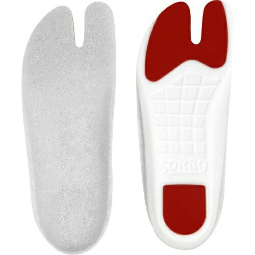 【あわせ買い2999円以上で送料お得】SORBO ソルボ たび中敷 地下足袋用(カップインタイプ) グレー 2L(27.0-27.5cm)(1足)