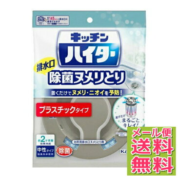 【メール便送料無料】花王 キッチンハイター 除菌ヌメリとり 本体 プラスチックタイプ 1個