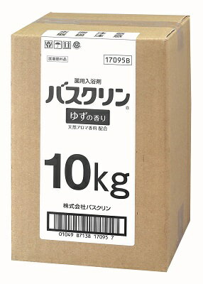 入浴剂 - 【送料無料】業務用 バスクリン 10kg缶 ゆずの香り (4987138170958)