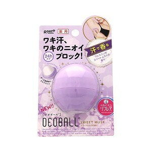【あわせ買い2999円以上で送料お得】ロート製薬 DEOBALL（デオボール）　スイートムスクの香り(内容量：15G) (4987241146413)