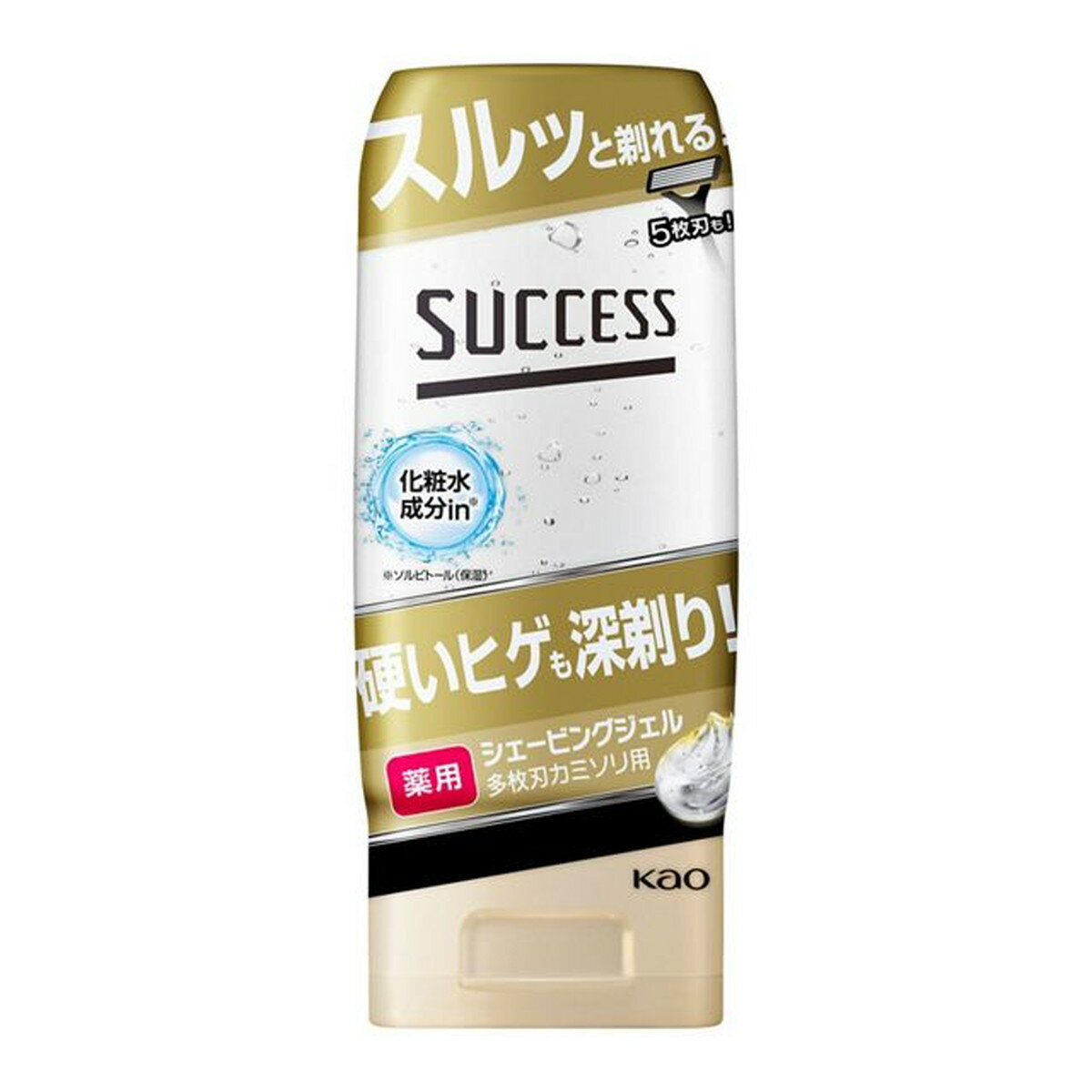 【あわせ買い2999円以上で送料お得】花王 サクセス 薬用シェービングジェル 多枚刃カミソリ用 180g