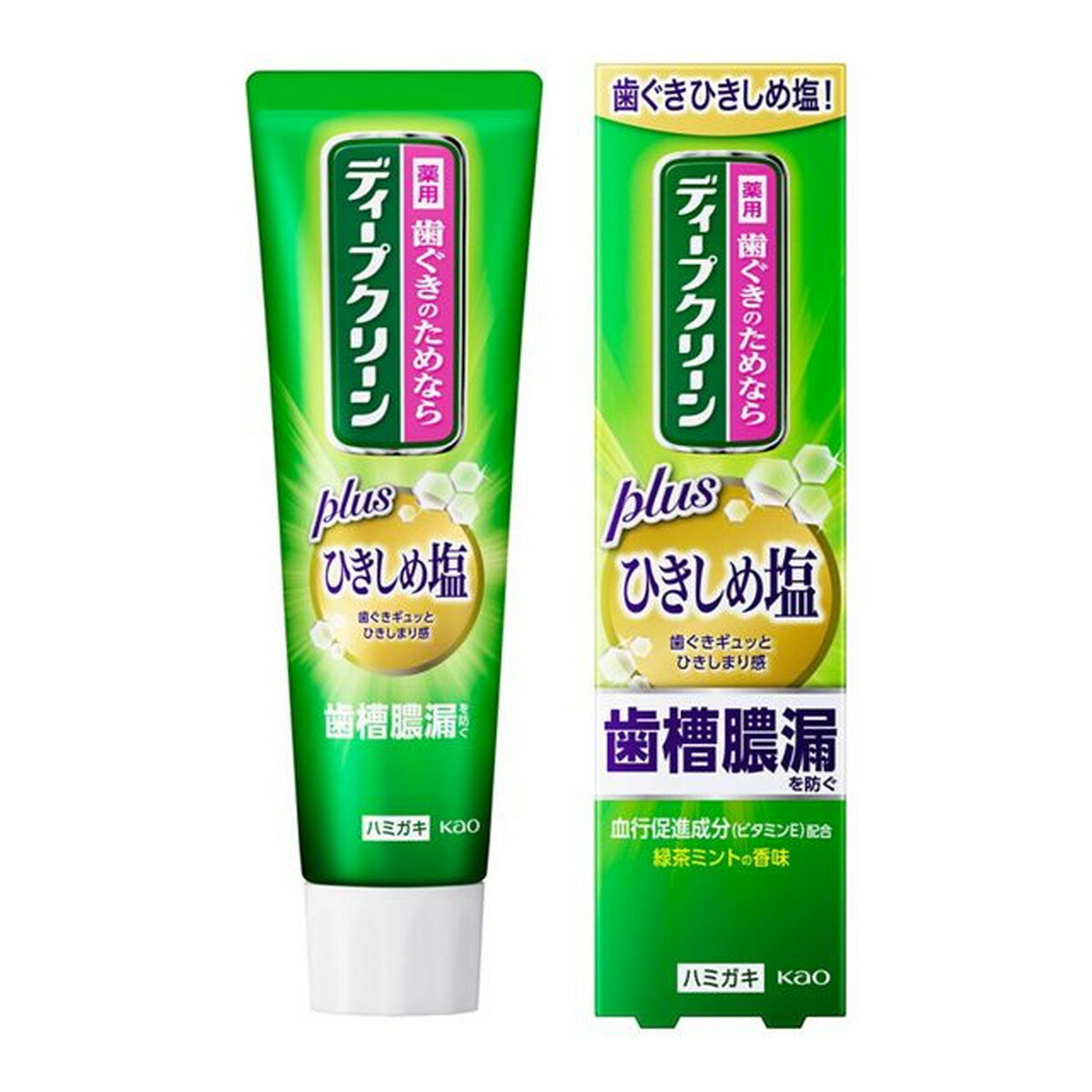 楽天ホームライフ【あわせ買い2999円以上で送料お得】花王 ディープクリーン 薬用ハミガキ ひきしめ塩 100g