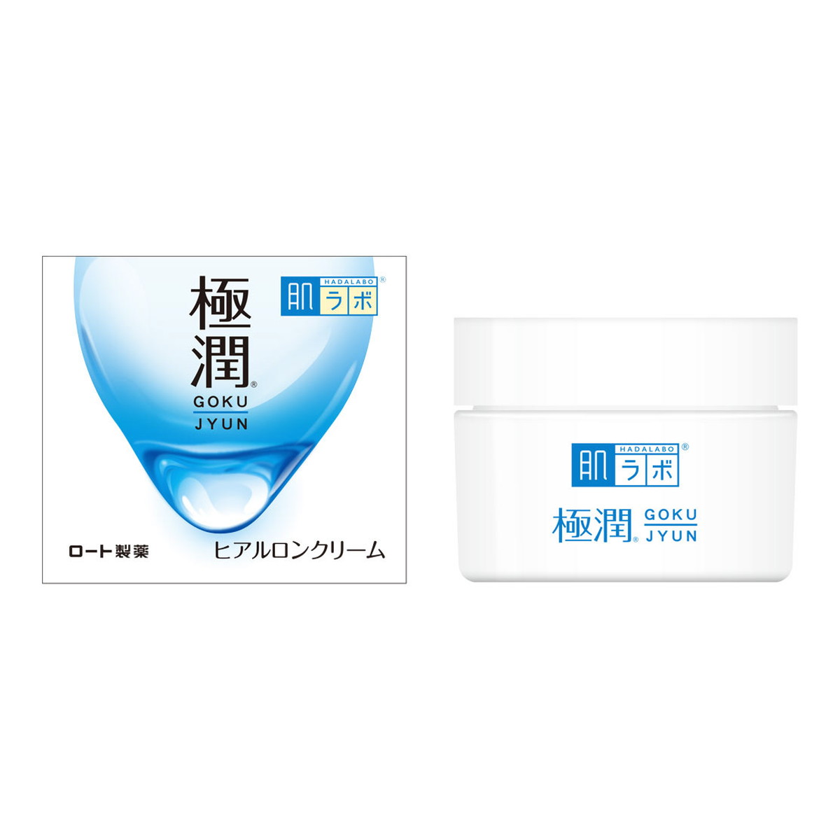 ロート製薬　肌研（ハダラボ） 極潤 ヒアルロンクリーム 50g 弱酸性・低刺激性・無香料・無着色・鉱物油フリー・アルコールフリー 