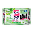 【あわせ買い2999円以上で送料お得】花王 クイックルワイパー 立体吸着ウエットシート シトラスハーブの香り 32枚入(3)