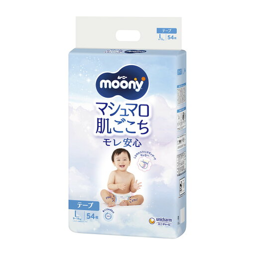 【あわせ買い2999円以上で送料お得】ユニ・チャーム ムーニー moony マシュマロ肌ごごち モレ安心 L 54枚入 【あわせ買い2999円以上で送料お得】ユニ・チャーム ムーニー moony マシュマロ肌ごごち モレ安心 L 54枚入