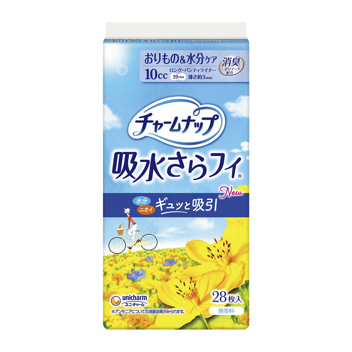 【あわせ買い2999円以上で送料お得】ユニ・チャーム　チャームナップ 吸水さらフィ パンティライナー ..