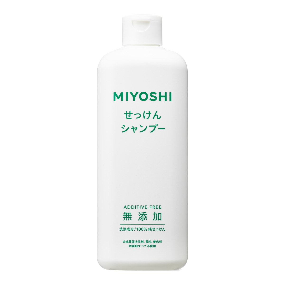 Hair Care - 【お一人様1個限り】ミヨシ石鹸 無添加 せっけん シャンプー レギュラー 350ml(石鹸シャンプー) 【4904551100201】
