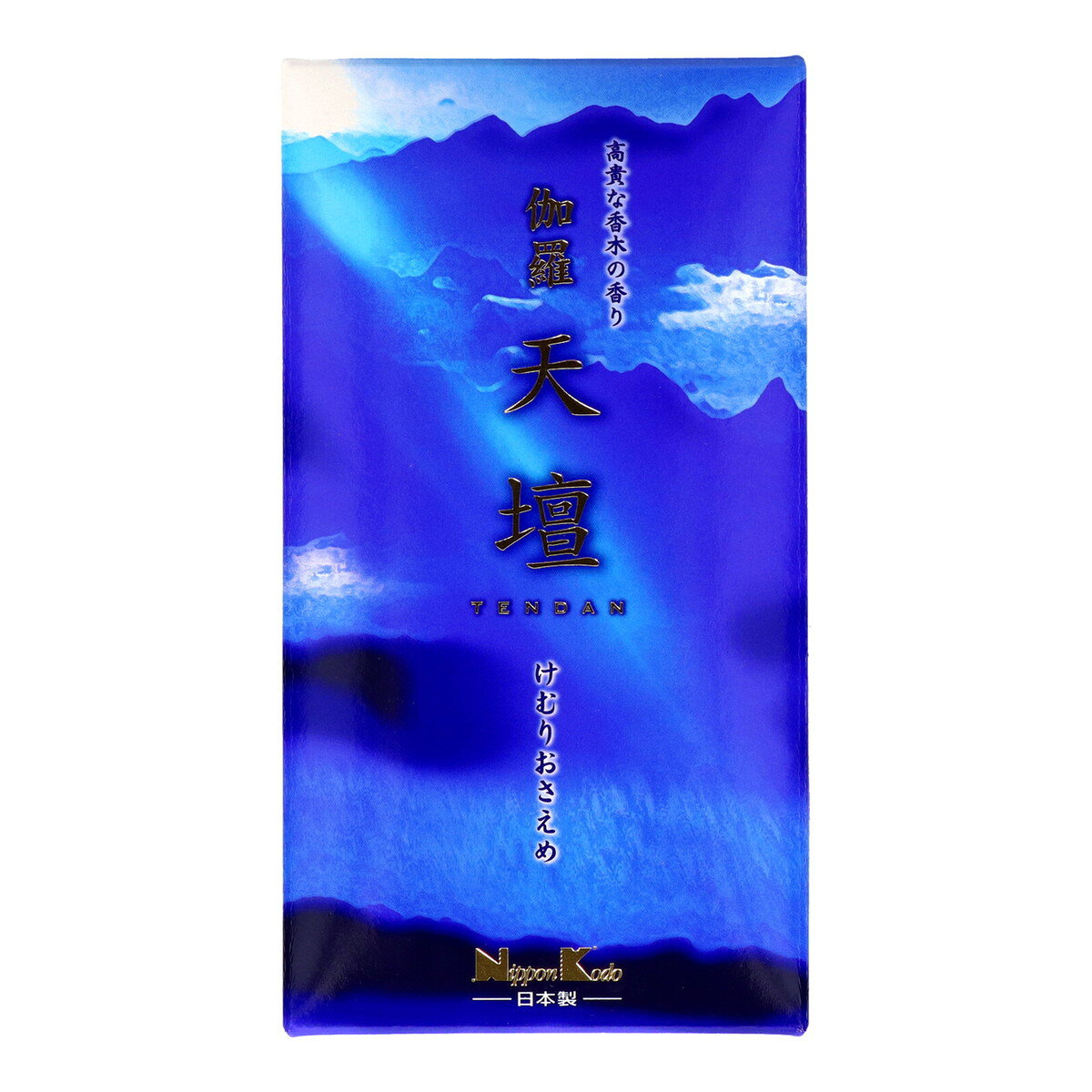 商品詳細「天壇」は自然しか生み出すことのできない格調高い香木の香りのお線香です。安土桃山文化の天正年間、その歴史を受け継ぐ日本香堂独自の調香技術と最新の創香を用い、厳選された香原料をふんだんに用いた落ち着きのある香りは、個性的で温もりのある逸品に仕上げました。天然の伽羅の香りを大切に、崇高ともいえる香り「伽羅天壇」です。SPEC商品サイズ:高さ156mm×幅85mm×奥行34mm箱含む重量:約175g内容量:約125g燃焼時間:約25分(立てた場合)セット内容(成分):　タブ粉、香料★お取り寄せになるため、発送にお時間を頂いております。発売元:株式会社日本香堂広告文責：アットライフ株式会社TEL 050-3196-1510※商品パッケージは変更の場合あり。メーカー欠品または完売の際、キャンセルをお願いすることがあります。ご了承ください。