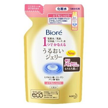 【送料無料・まとめ買い×7個セット】花王 ビオレ うるおいジェリー とてもしっとり つめかえ 160ml