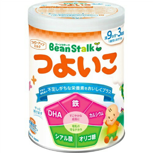 【送料お得・まとめ買い×3個セット】ビーンスターク つよいこ 大缶 800g