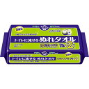 【送料お得・まとめ買い×9個セット】日本製紙クレシア アクティ トイレに流せるぬれタオル 74枚入