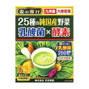【送料お得・まとめ買い×2個セット】日本薬健 25種の純国産野菜 乳酸菌 × 酵素 30包入(4)