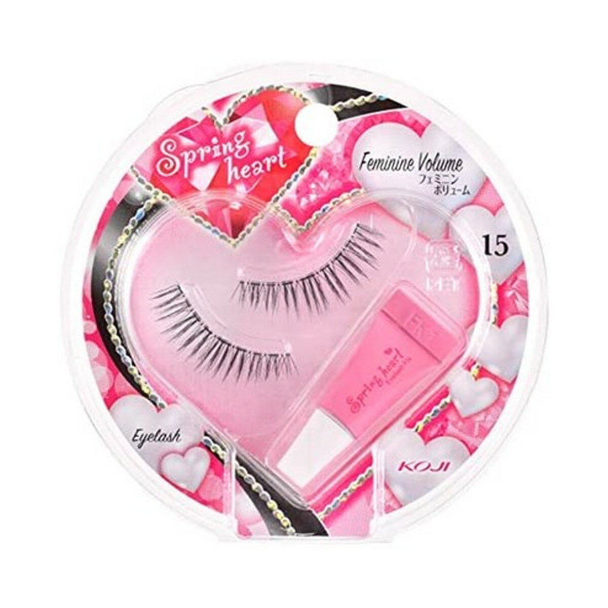 【あわせ買い2999円以上で送料お得】コージー本舗 スプリングハート アイラッシュ 15 フェミニンボリュ..