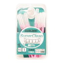 【送料お得・まとめ買い×9個セット】広栄社 クリアデント 歯間 ブラシ ピンク サイズ1 スーパーS 超極細 お徳用 15本入