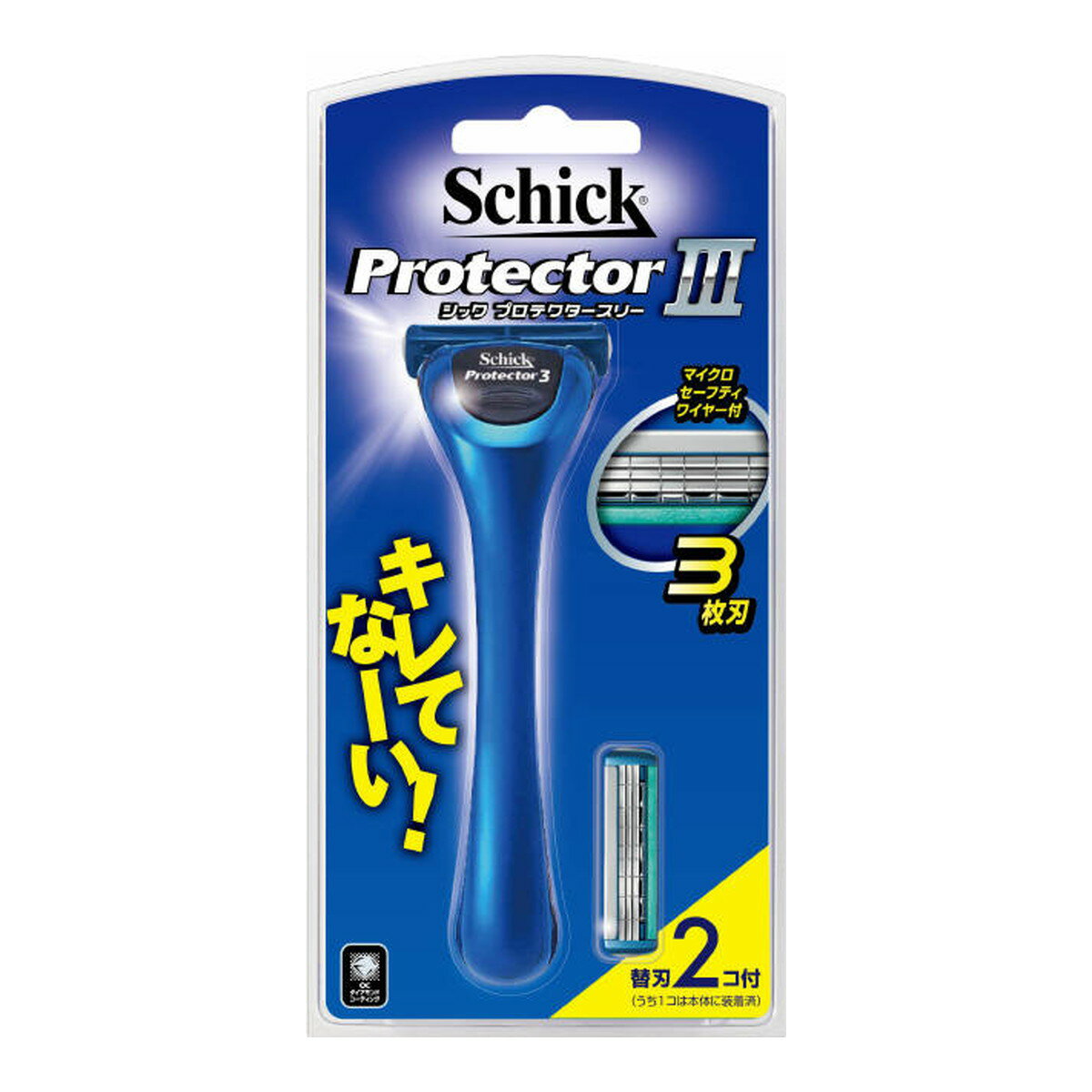 商品名：シック・ジャパン Schick シックプロテクター スリーホルダー 替刃2コ付 PRI-910内容量：1個JANコード：4891228302573発売元、製造元、輸入元又は販売元：シック・ジャパン原産国：中華人民共和国商品番号：10...