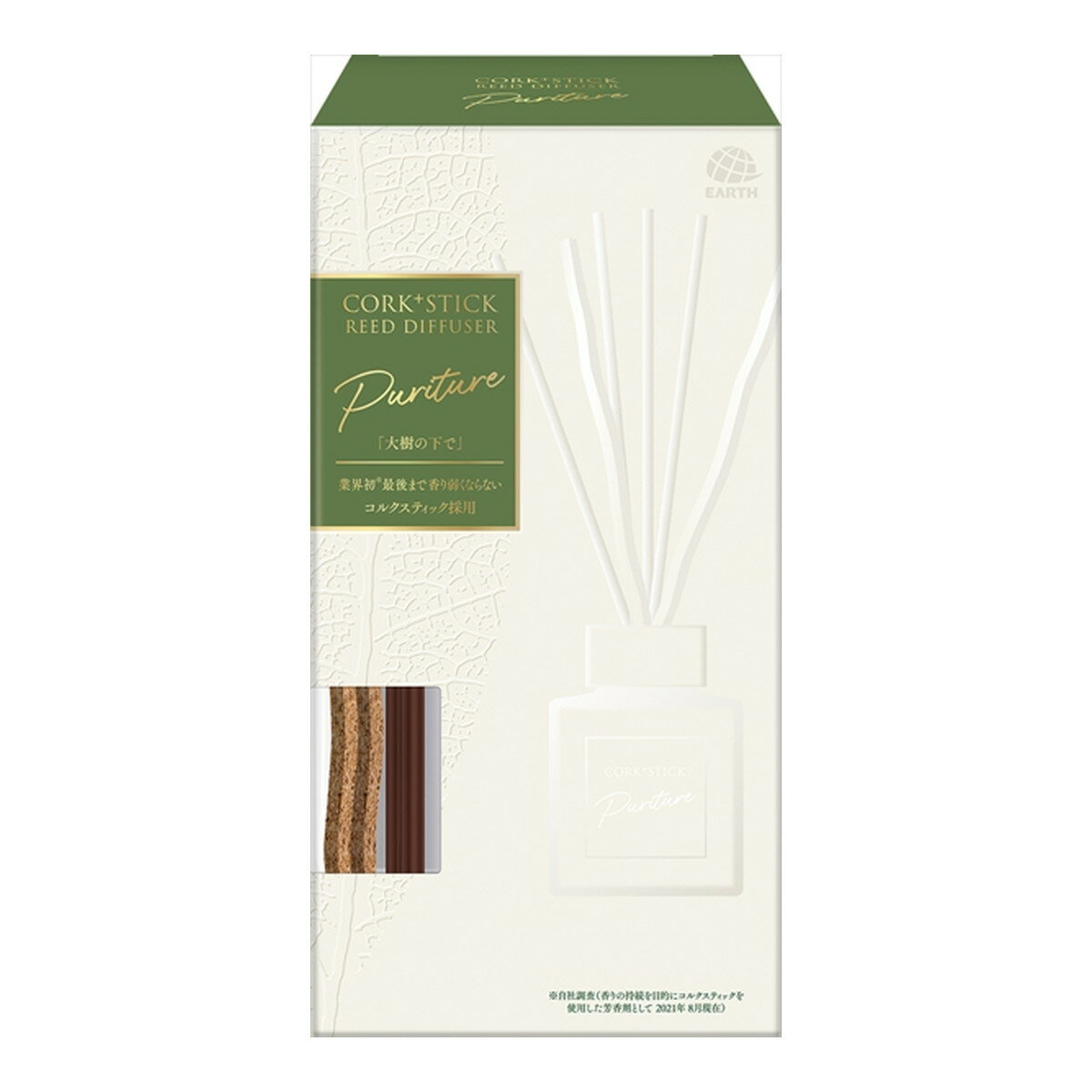 【あわせ買い2999円以上で送料お得】アース製薬 Sukki-ri! スッキーリ! CORK+STICK コルク＋スティック Puriture ピュリチャー 大樹の下で 100ml
