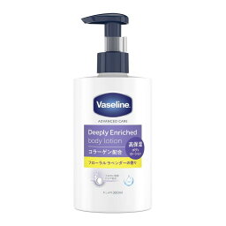 【送料お得・まとめ買い×9個セット】ユニリーバ ヴァセリン Vaseline ディープリー エンリッチド ボディローション フローラルラベンダーの香り 300mL