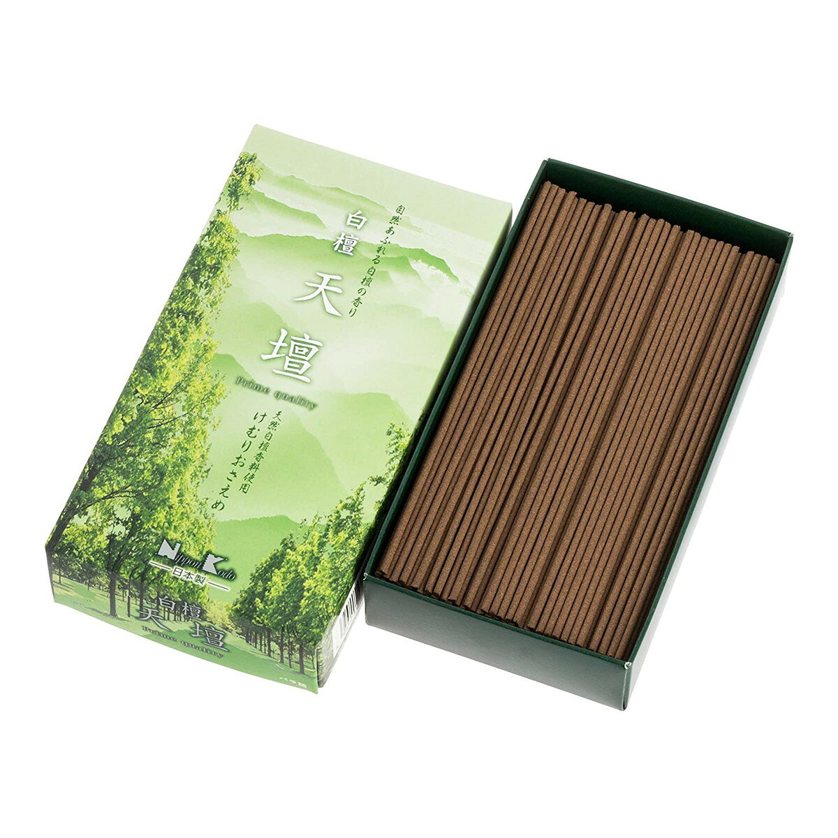 商品名：日本香堂 白檀 天壇 バラ詰 約125g 仏事用お線香内容量：125gJANコード：4902125264915発売元、製造元、輸入元又は販売元：株式会社日本香堂原産国：日本商品番号：103-4902125264915商品説明ブランド：天壇自然あふれる白檀の香り大自然から生み出された香木「白檀」は、甘くふくよかな芳香で古くより親しまれてきました。白檀天壇は香りの良さを追求し、低温乾燥にこだわり、丁寧に創り上げられた逸品です。広告文責：アットライフ株式会社TEL 050-3196-1510 ※商品パッケージは変更の場合あり。メーカー欠品または完売の際、キャンセルをお願いすることがあります。ご了承ください。