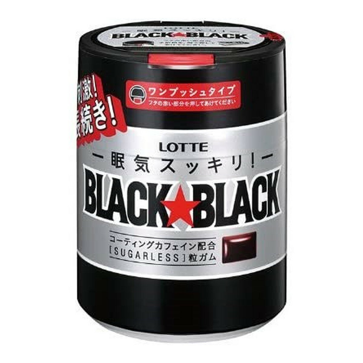 楽天ホームライフ【送料お得・まとめ買い×7個セット】ロッテ BLACK BLACK ブラックブラック ワンプッシュボトル 140g