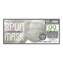 【送料お得・まとめ買い×7個セット】医食同源ドットコム SPUN MASK グレー 40枚入 不織布 マスク 個別包装 男女兼用サイズ(4)